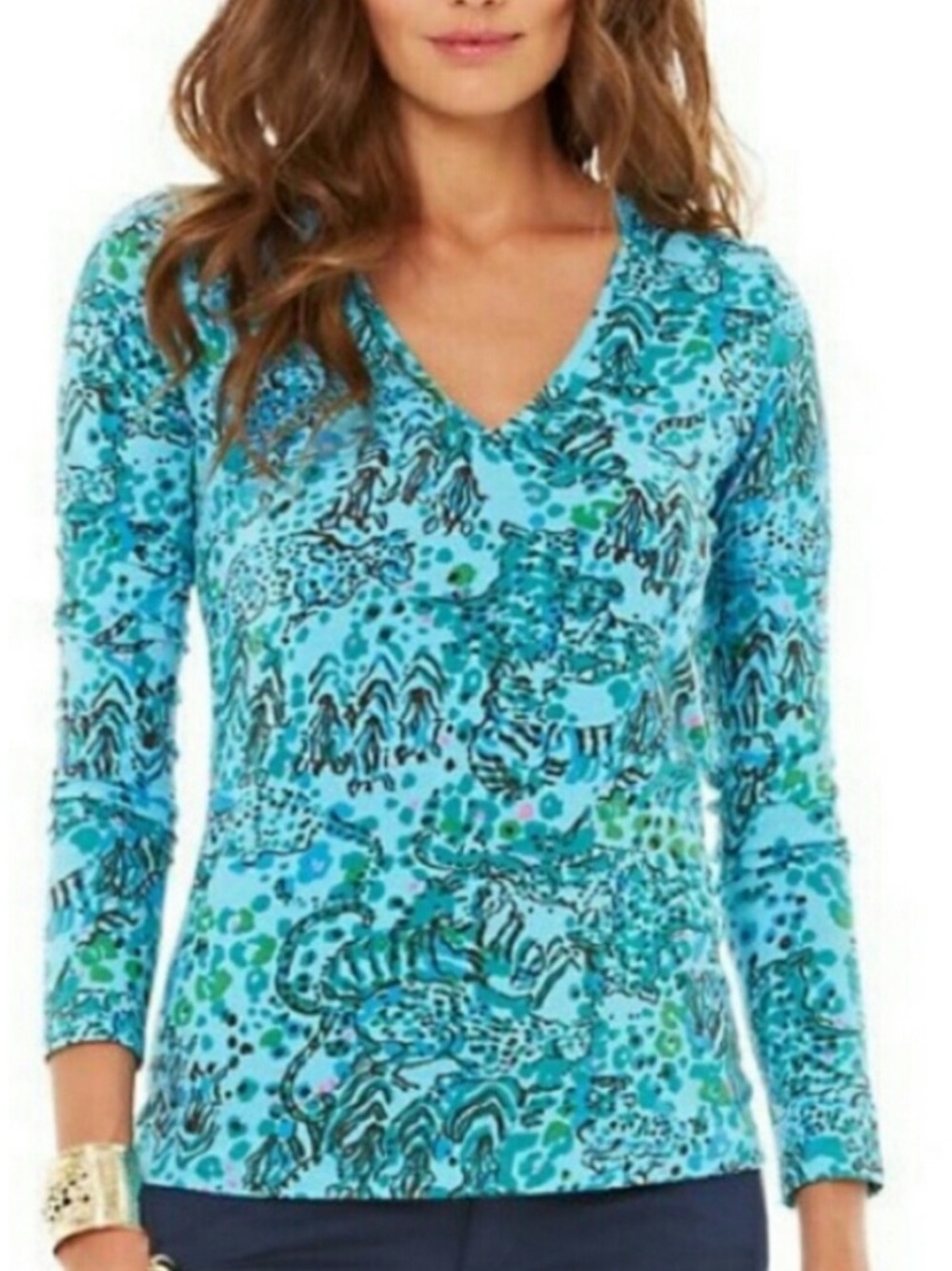 Lilly Pulitzer v neck top